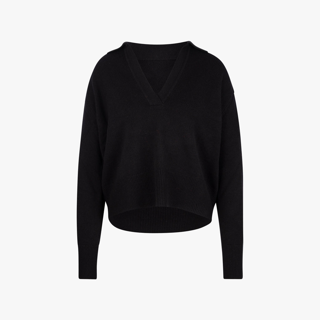 Crew Neck Pulli Monalie | schwarz