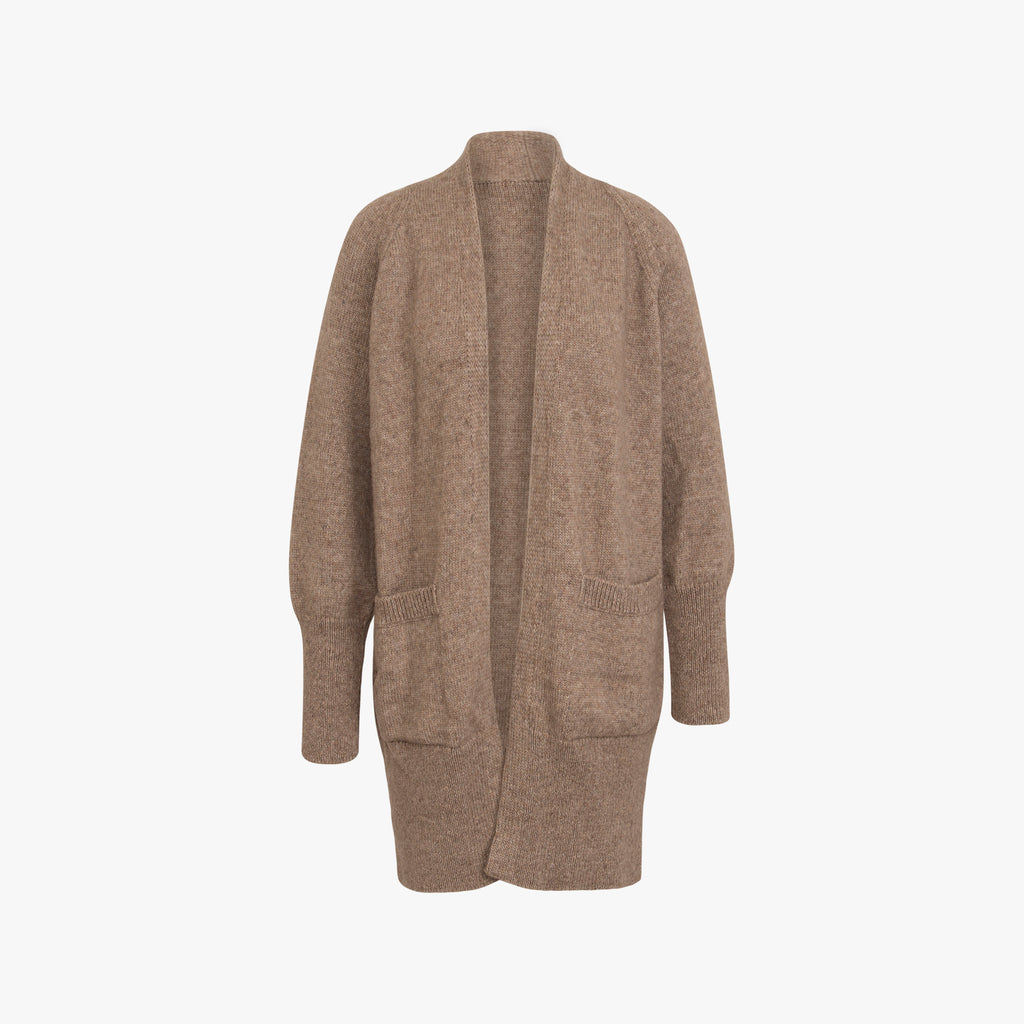 Open Cardigan lg. | greige