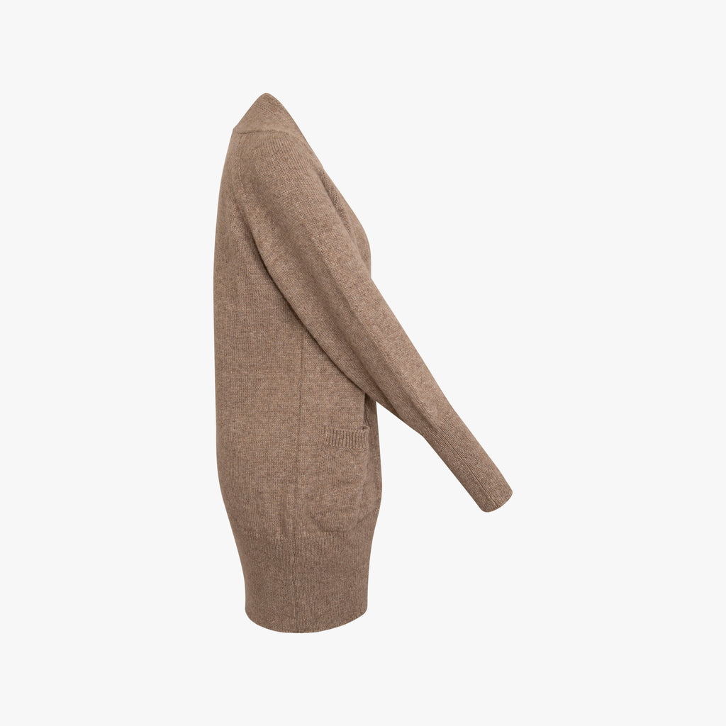 Open Cardigan lg. | greige