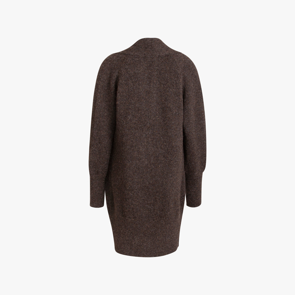 Open Cardigan lg. | dunkelbraun
