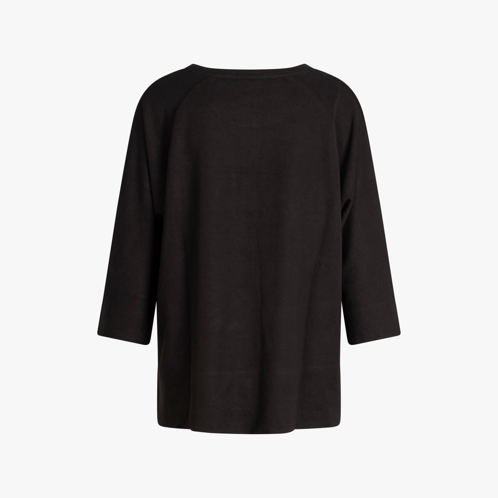 3/4 RH-Sweater Lenilia | schwarz