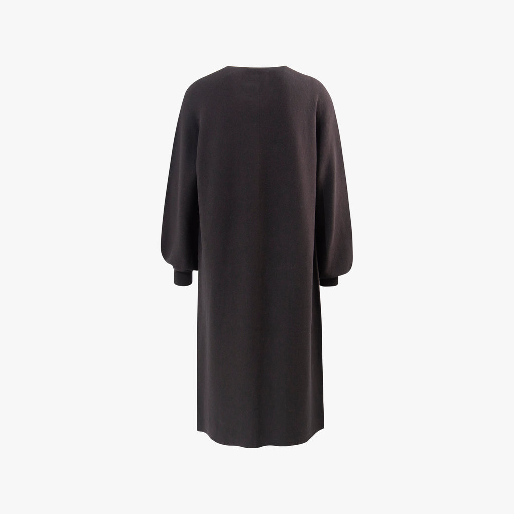 Strickmantel | schwarz