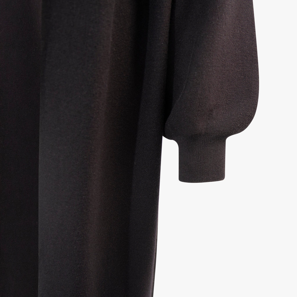 Strickmantel | schwarz