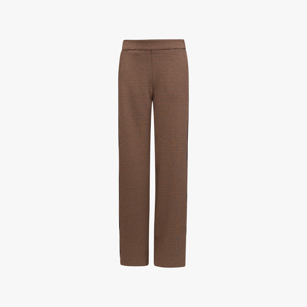 Hose Tweedoptik | braun-beige