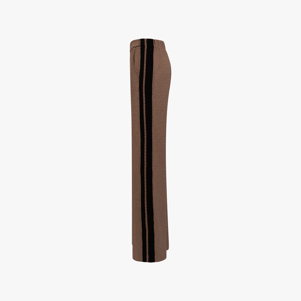 Hose Tweedoptik | braun-beige