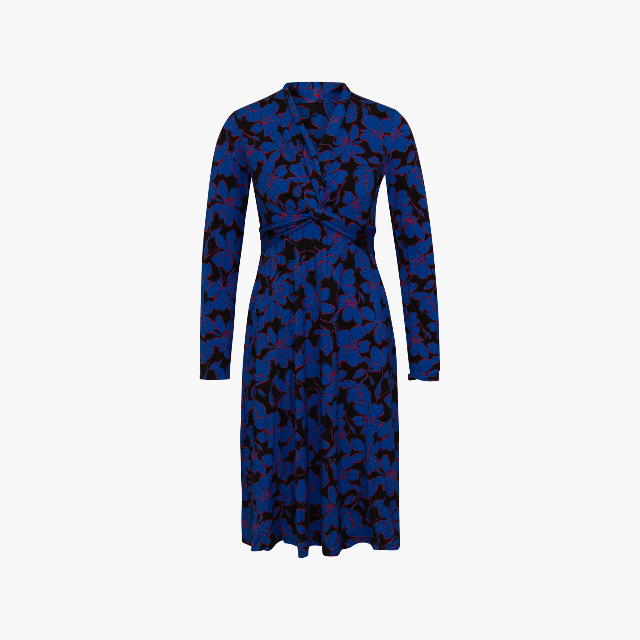 Wickelkleid Knoten | blau