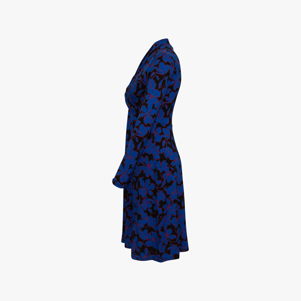 Wickelkleid Knoten | blau