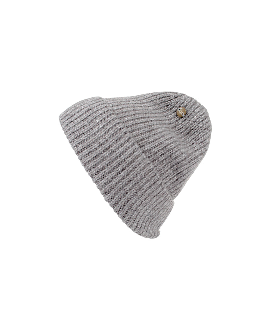 Feinstrickmütze Cashmere | braunmelange