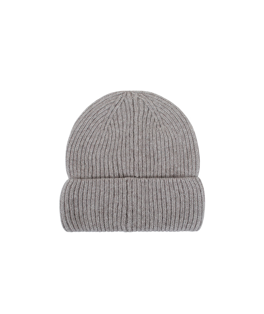 Feinstrickmütze Cashmere | braunmelange