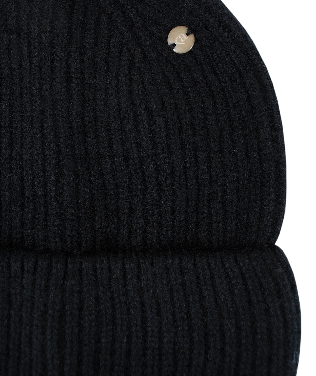 Feinstrickmütze Cashmere | schwarz
