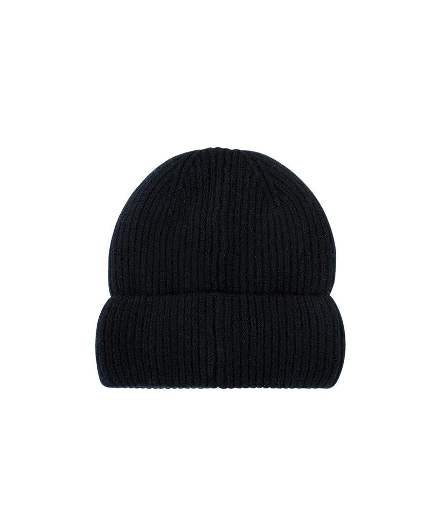 Feinstrickmütze Cashmere | schwarz