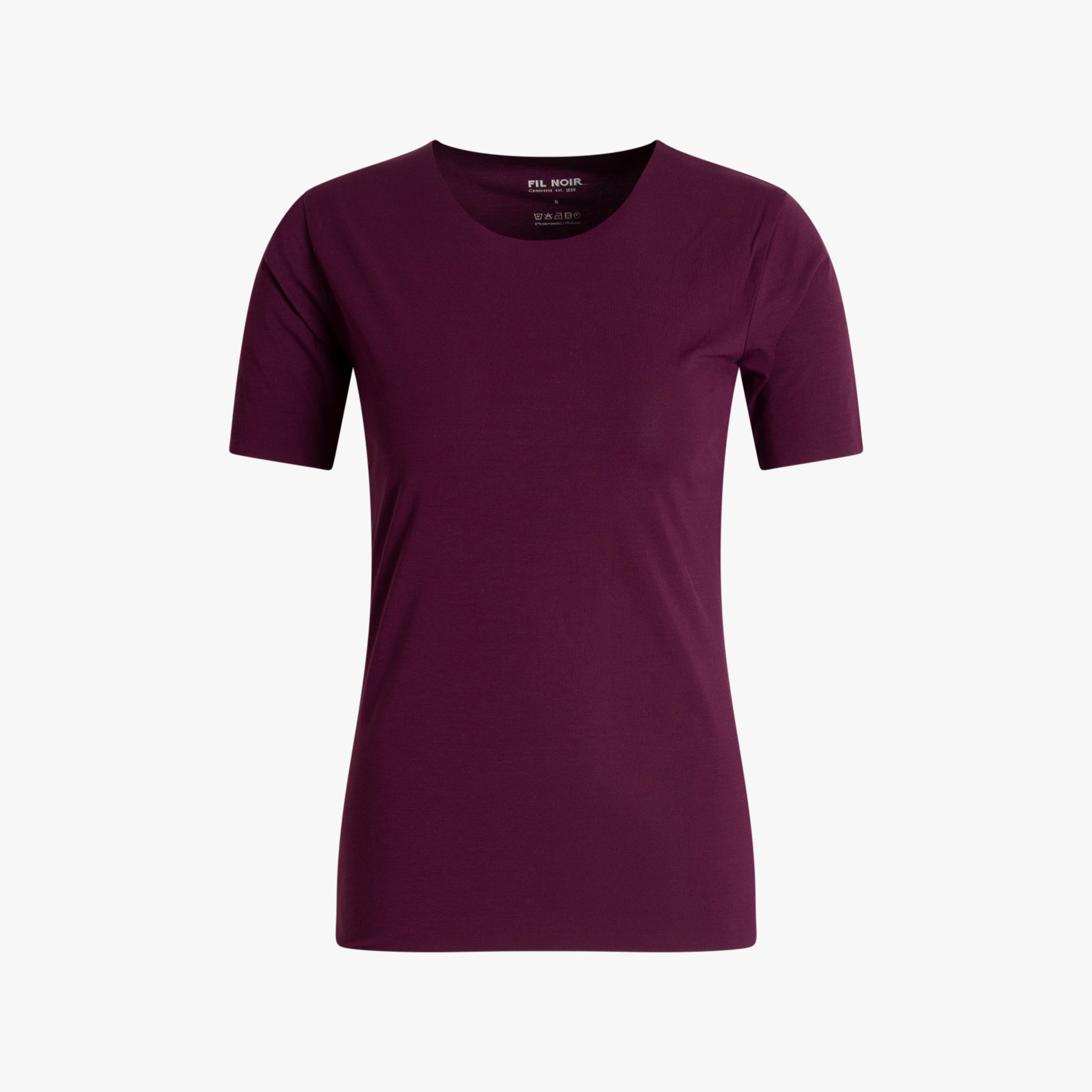 1/2 RH-Shirt Lasercut | bordeaux