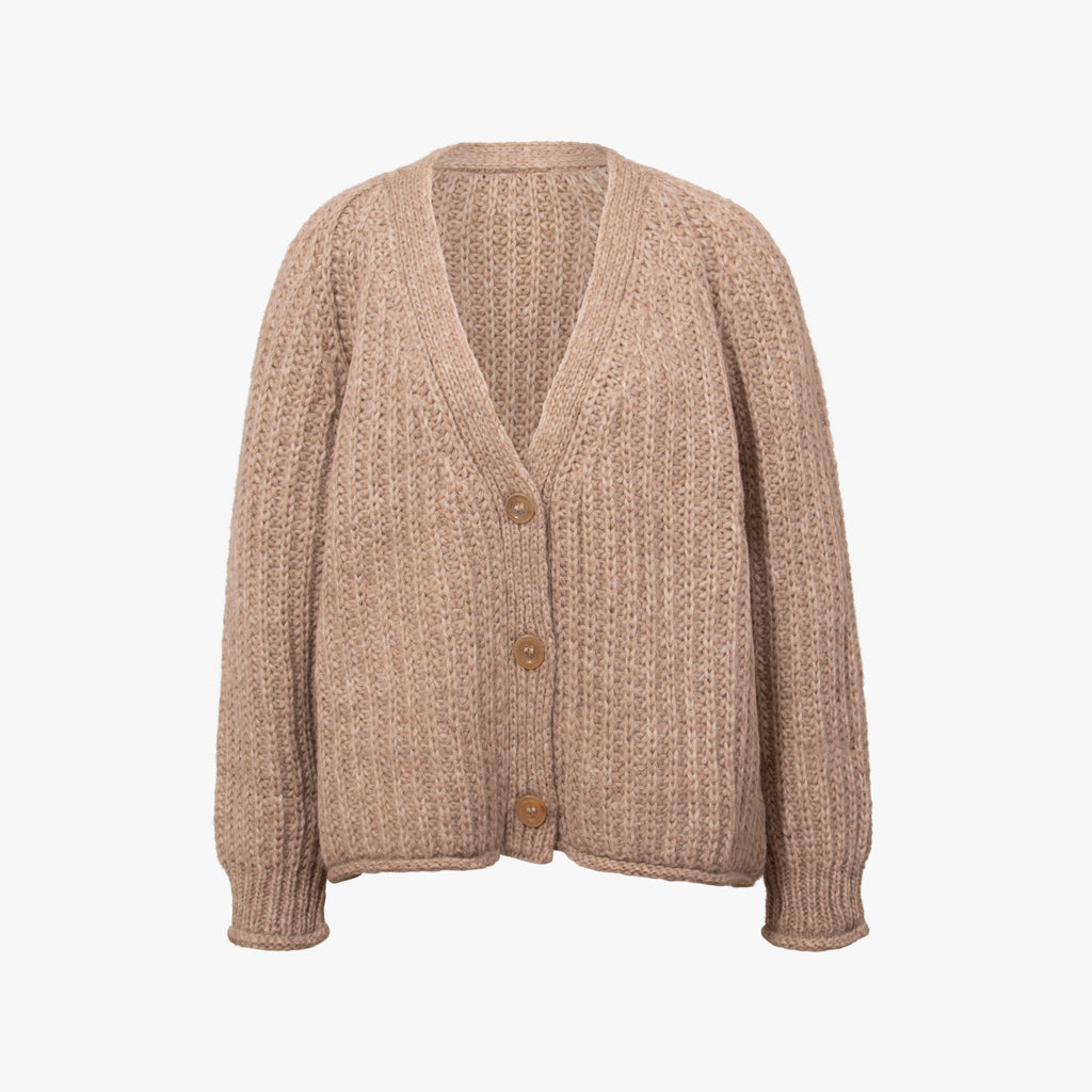Cardigan kurz | beige