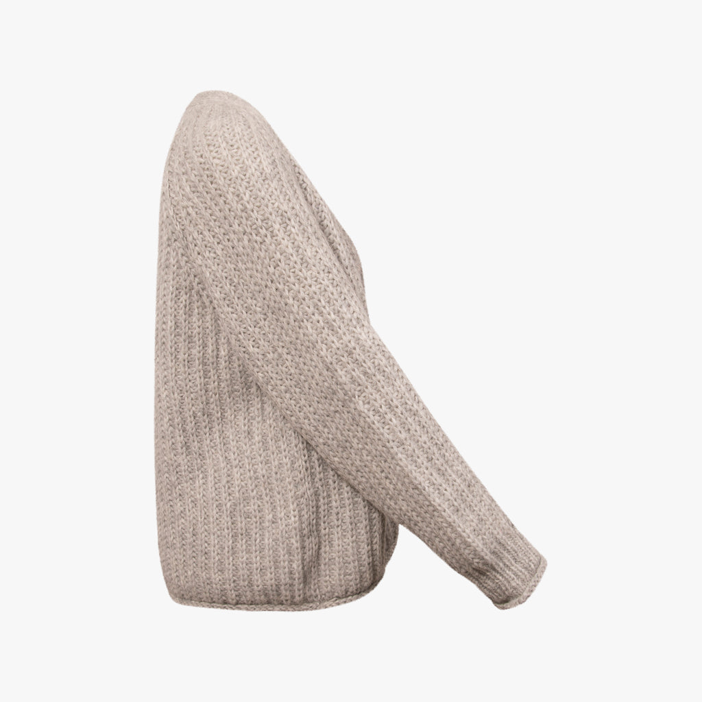 Cardigan kurz | hellgrau
