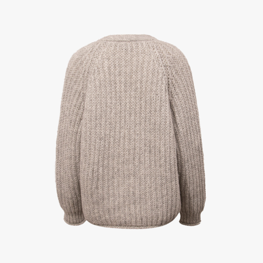 Cardigan kurz | hellgrau