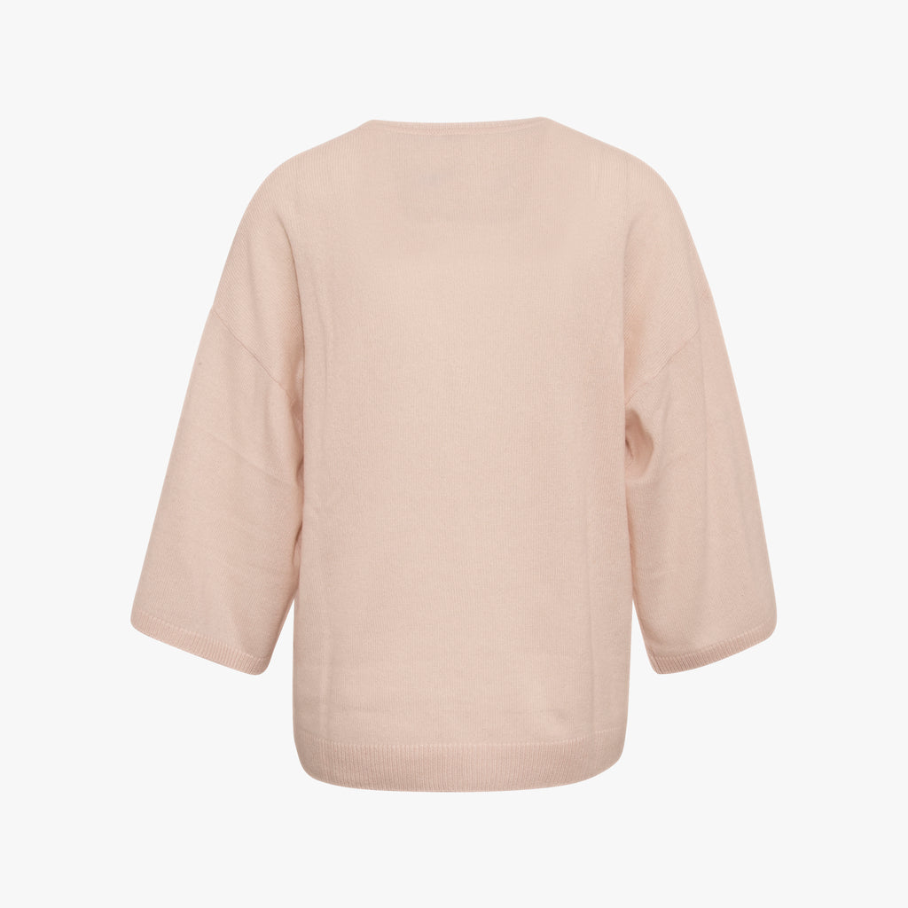 V-Pullover Cashmere | creme