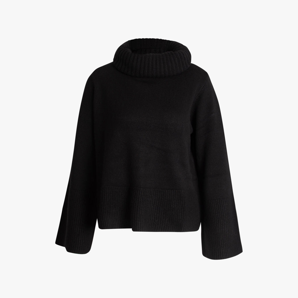 Turtle Pullover | schwarz