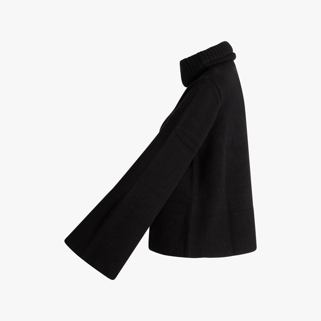 Turtle Pullover | schwarz