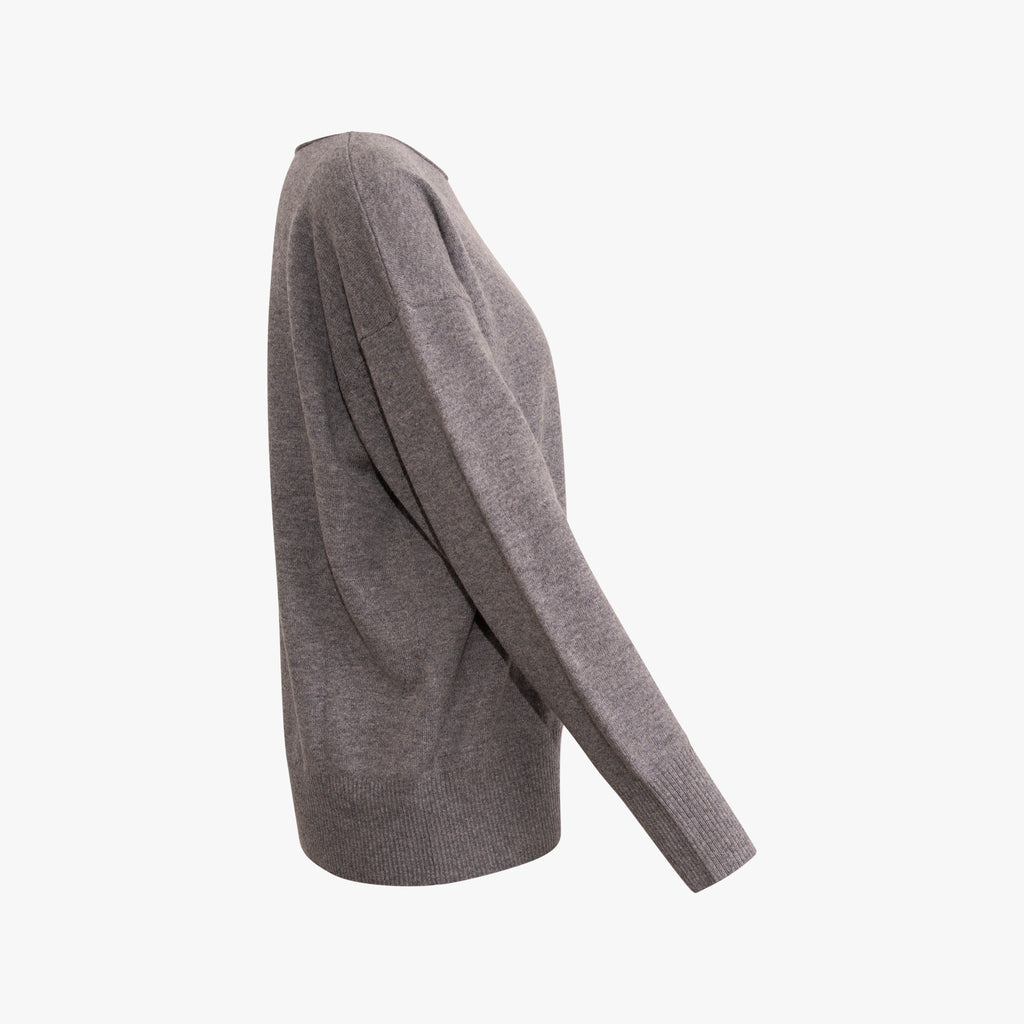 RH-Pulli Basic Cashmere | grau