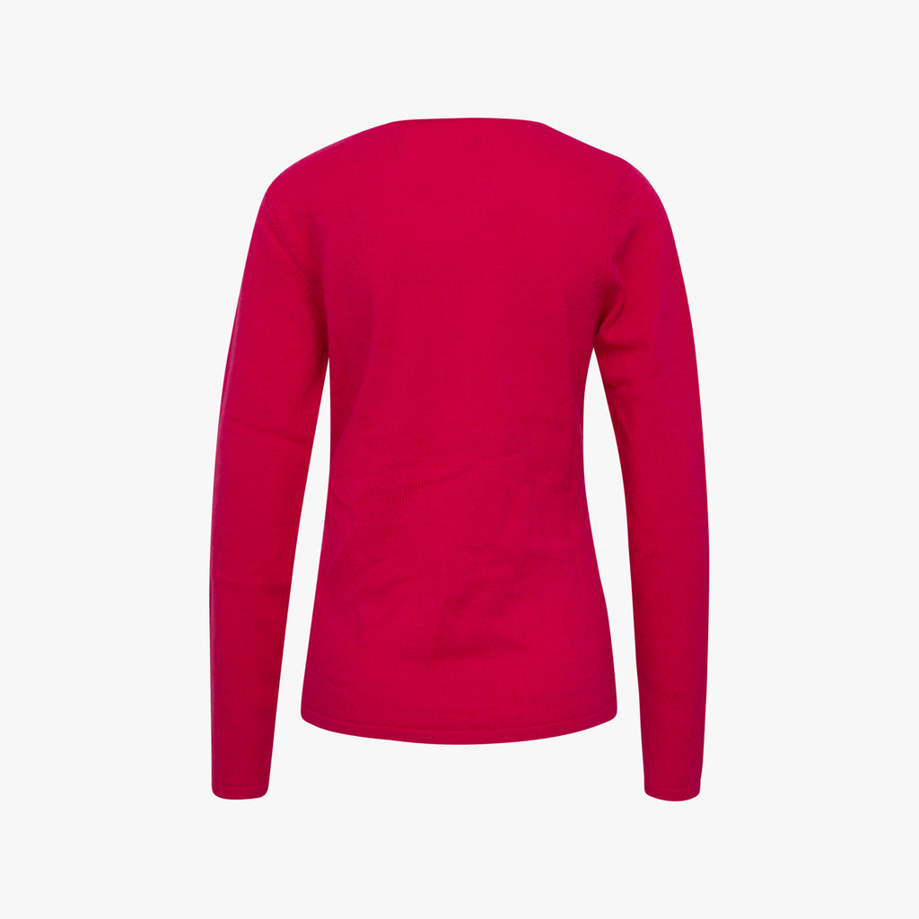 V-Pulli Basic Cashmere | pink