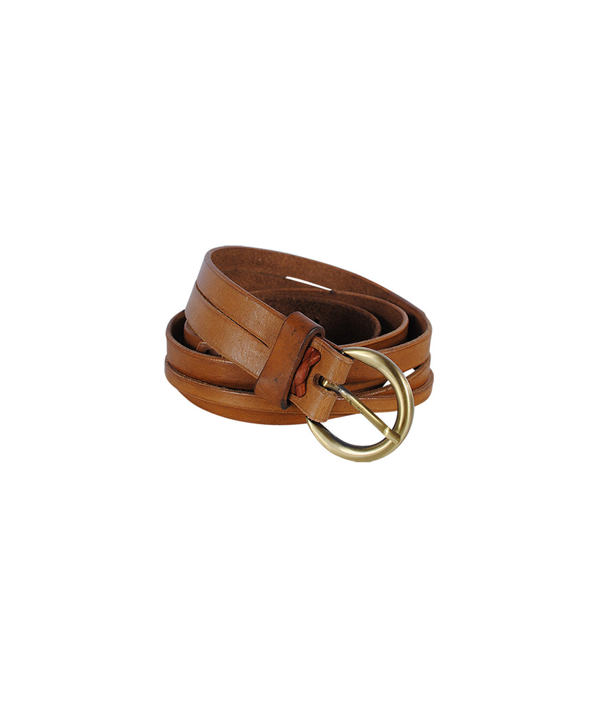 Gürtel handmade | cognac
