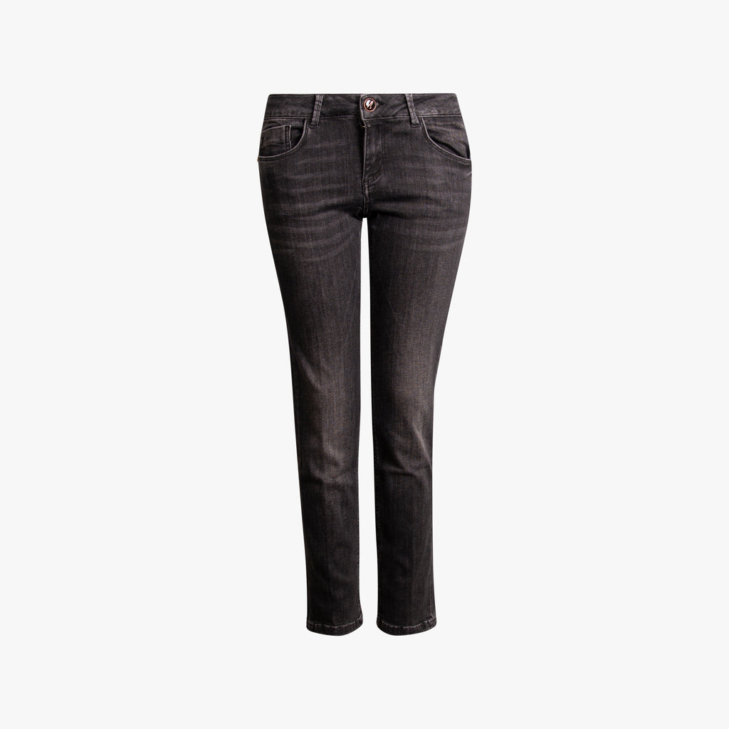 Jeans Rosengarten Straigh | schwarz
