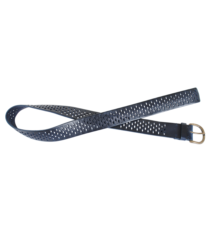 Gürtel Oval Holes 40cm | navy