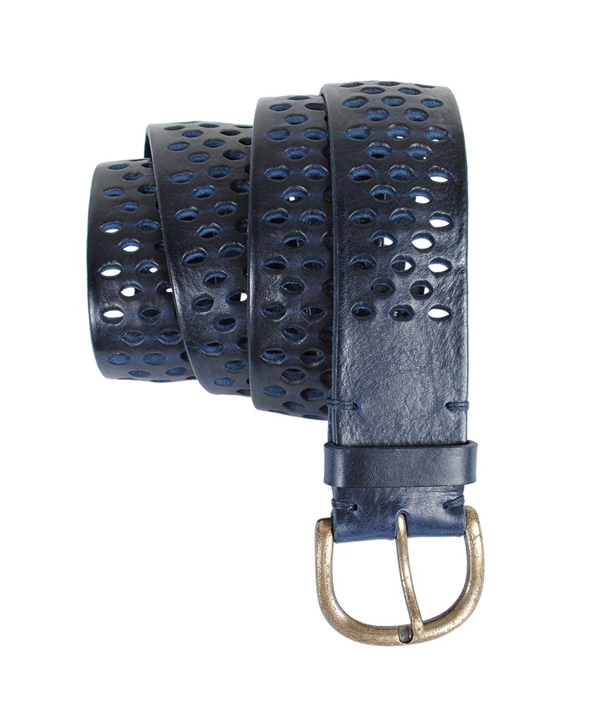 Gürtel Oval Holes 40cm | navy
