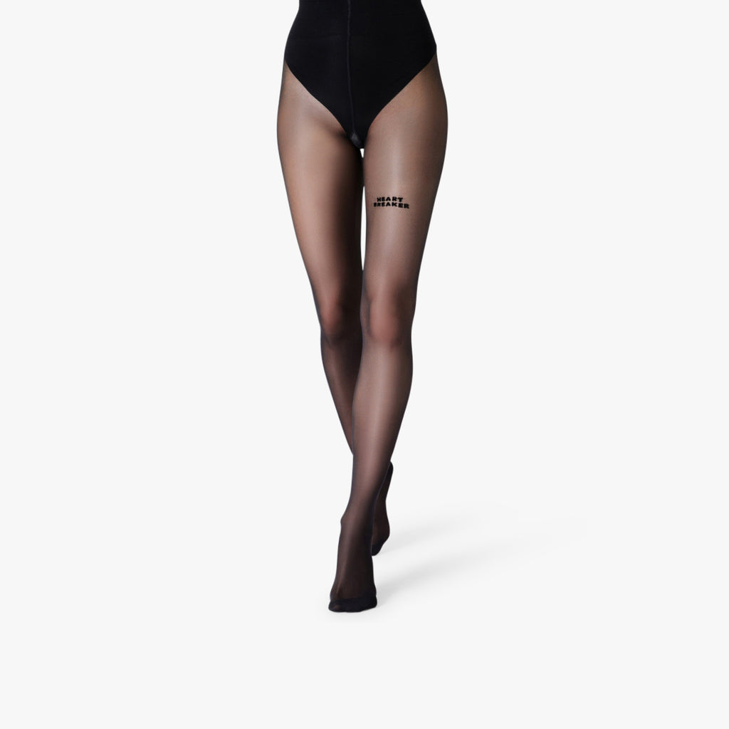 Saint Sass Statement Strumpfhose | schwarz