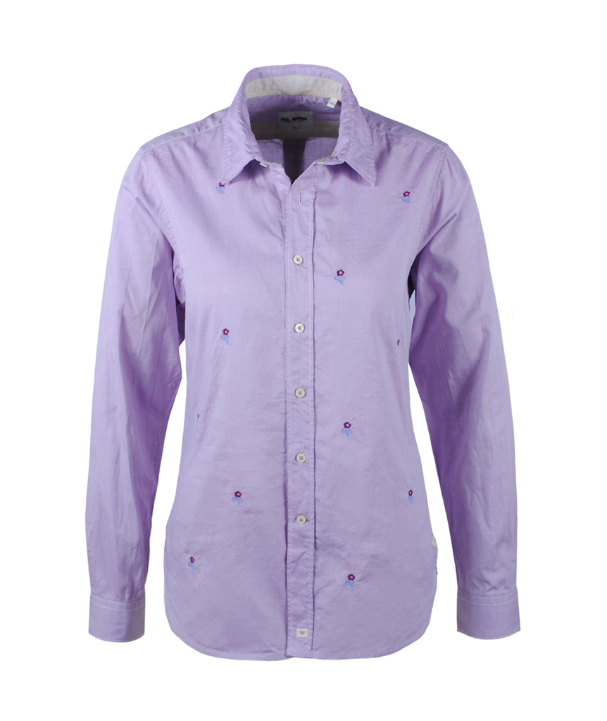 Hemd Flower Antonia | fuchsia