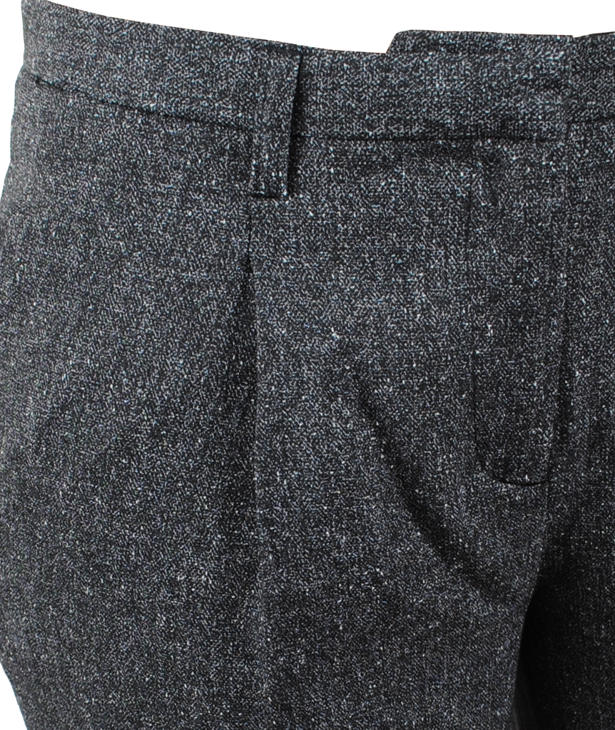 Herrenhose Tweedoptik | graumelange