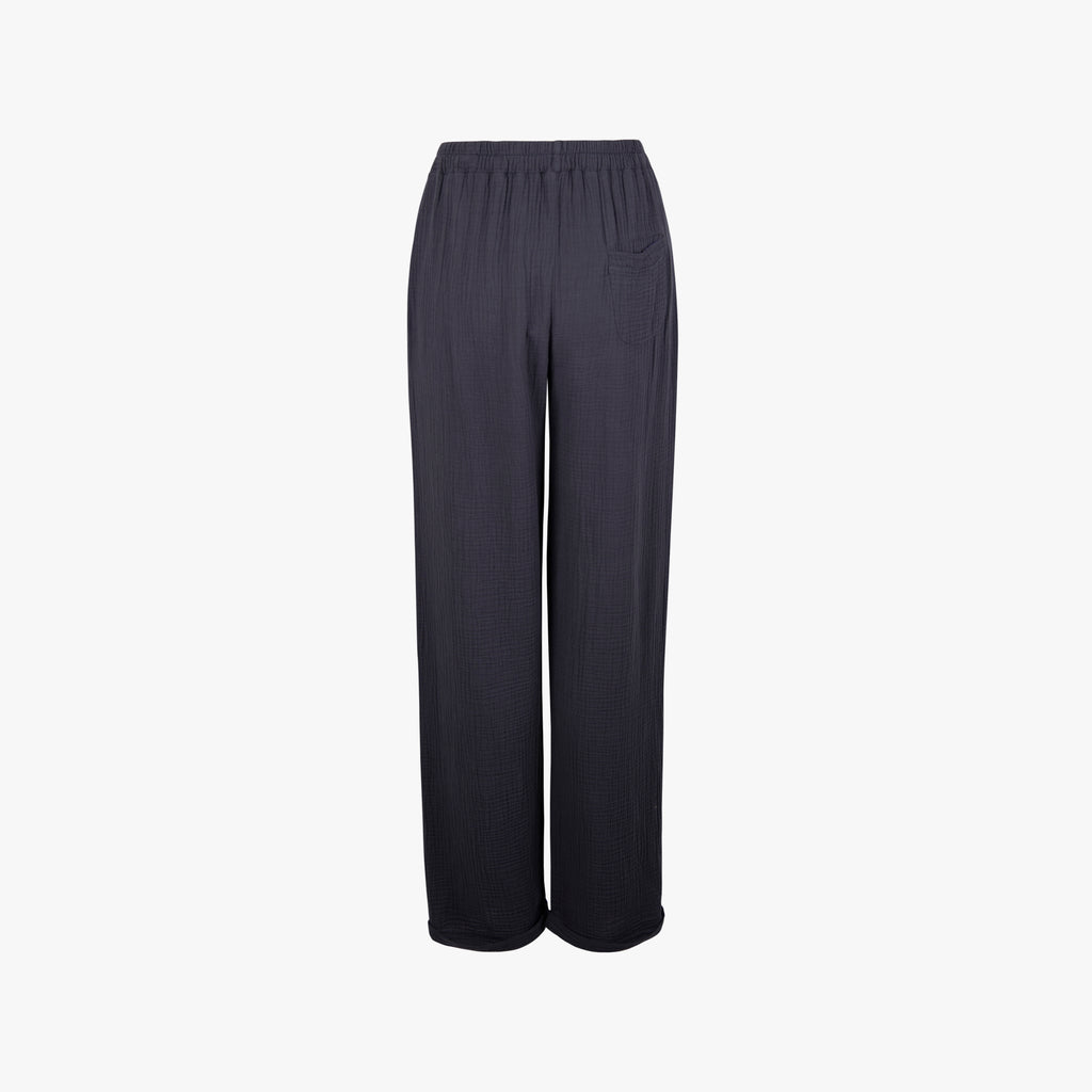 Hose Musselin | blaugrau