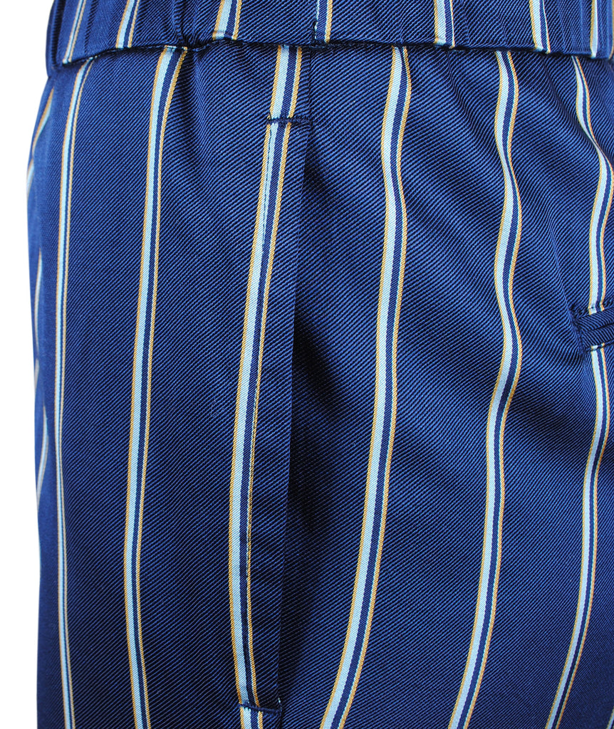 Hose Blanch Streifen | navy