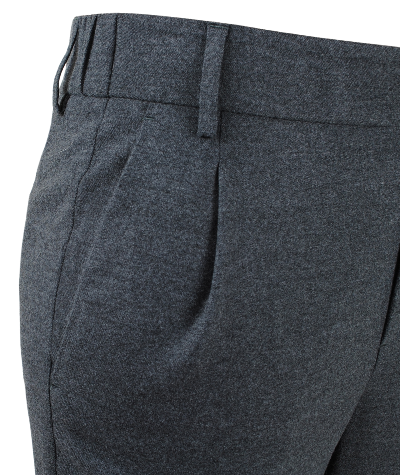 Hose Flanelloptik | grau