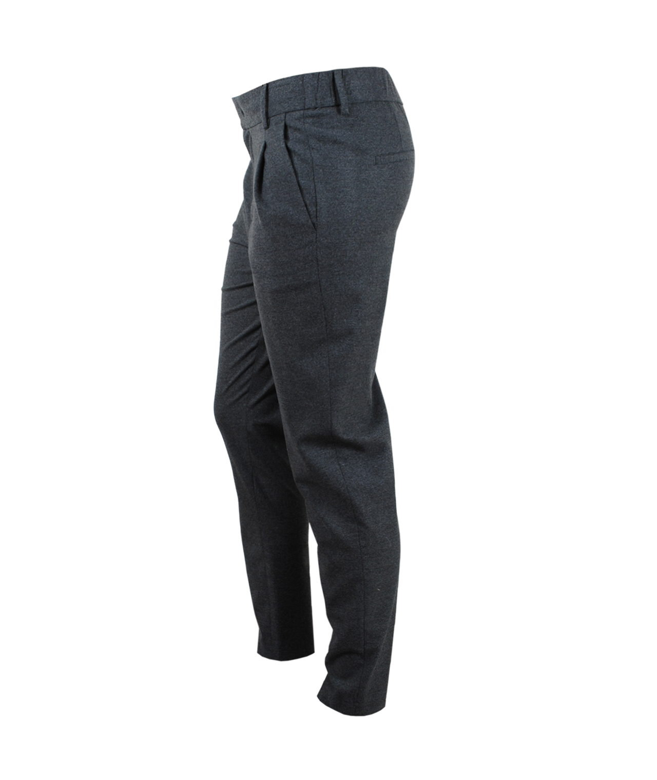 Hose Flanelloptik | grau