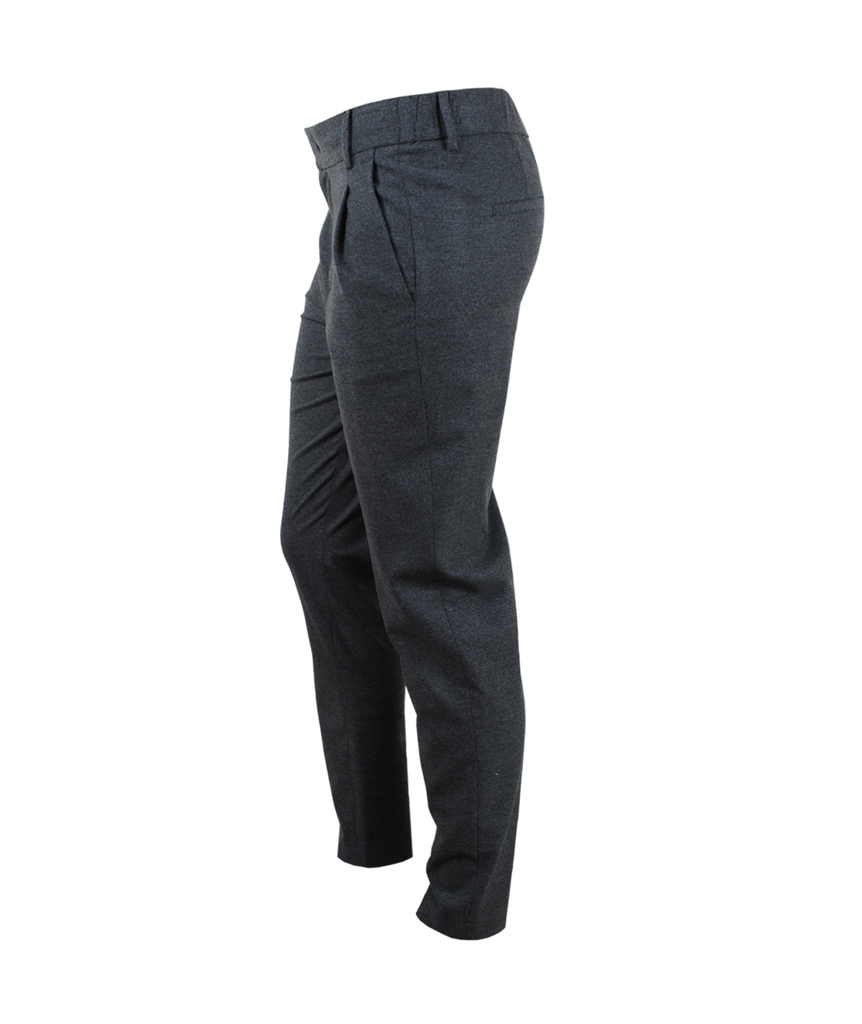 Hose Flanelloptik | grau