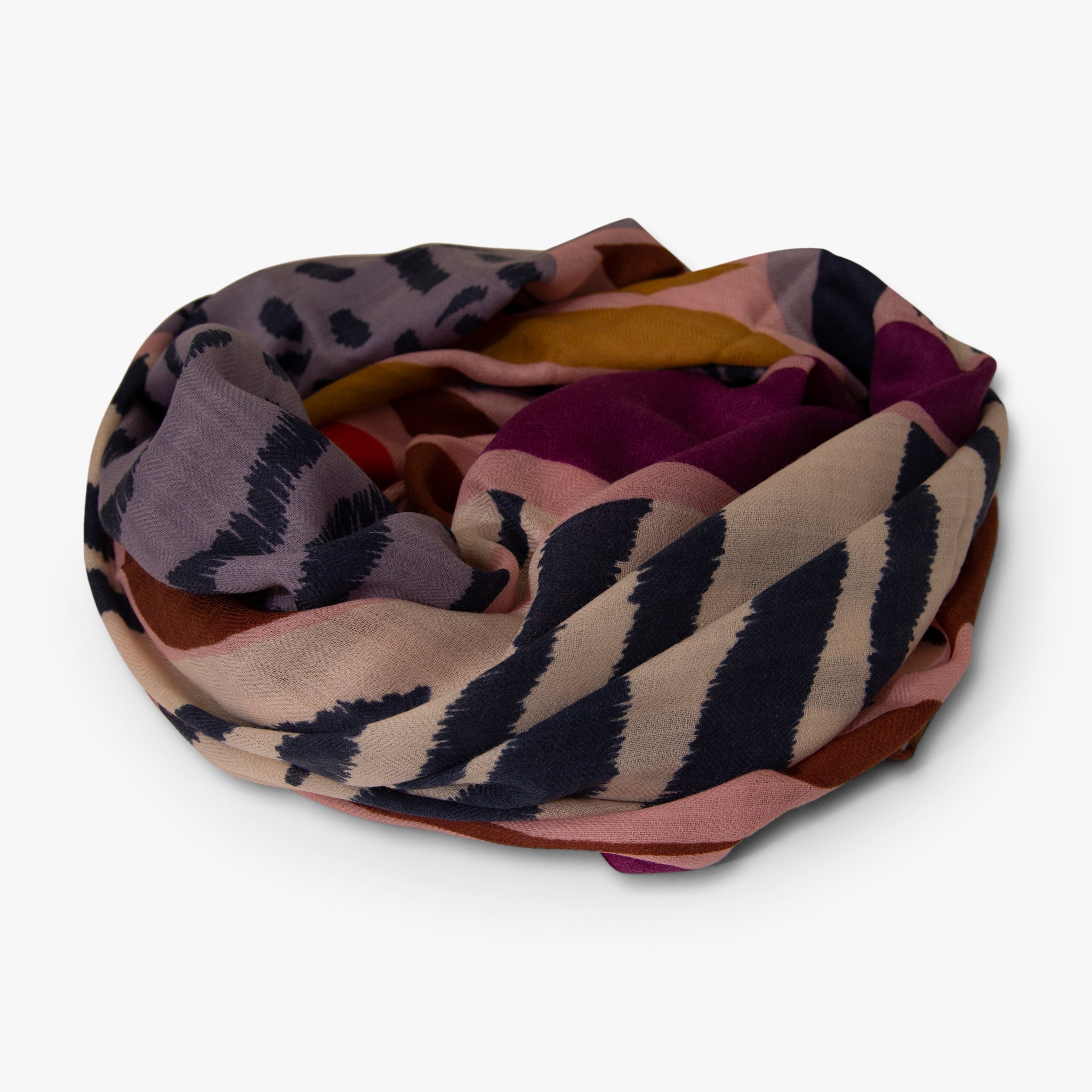 Schal Zebra/Tiger-Print