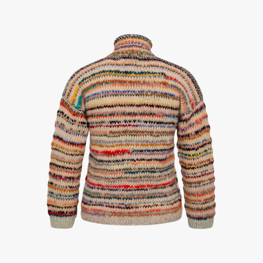 Strickjacke Streifenmix | multicolor