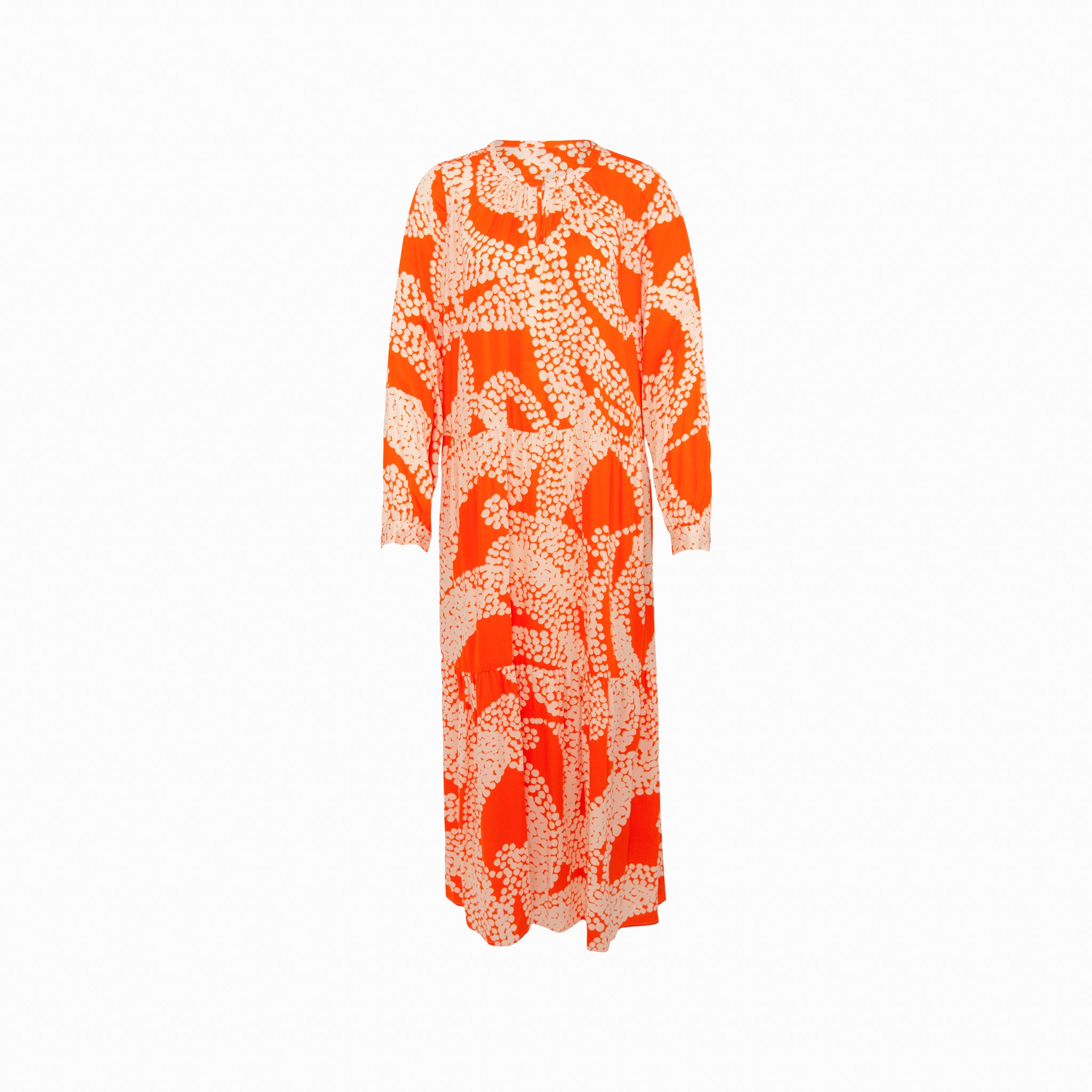 Milano Italy Kleid Paisley Dot | orange