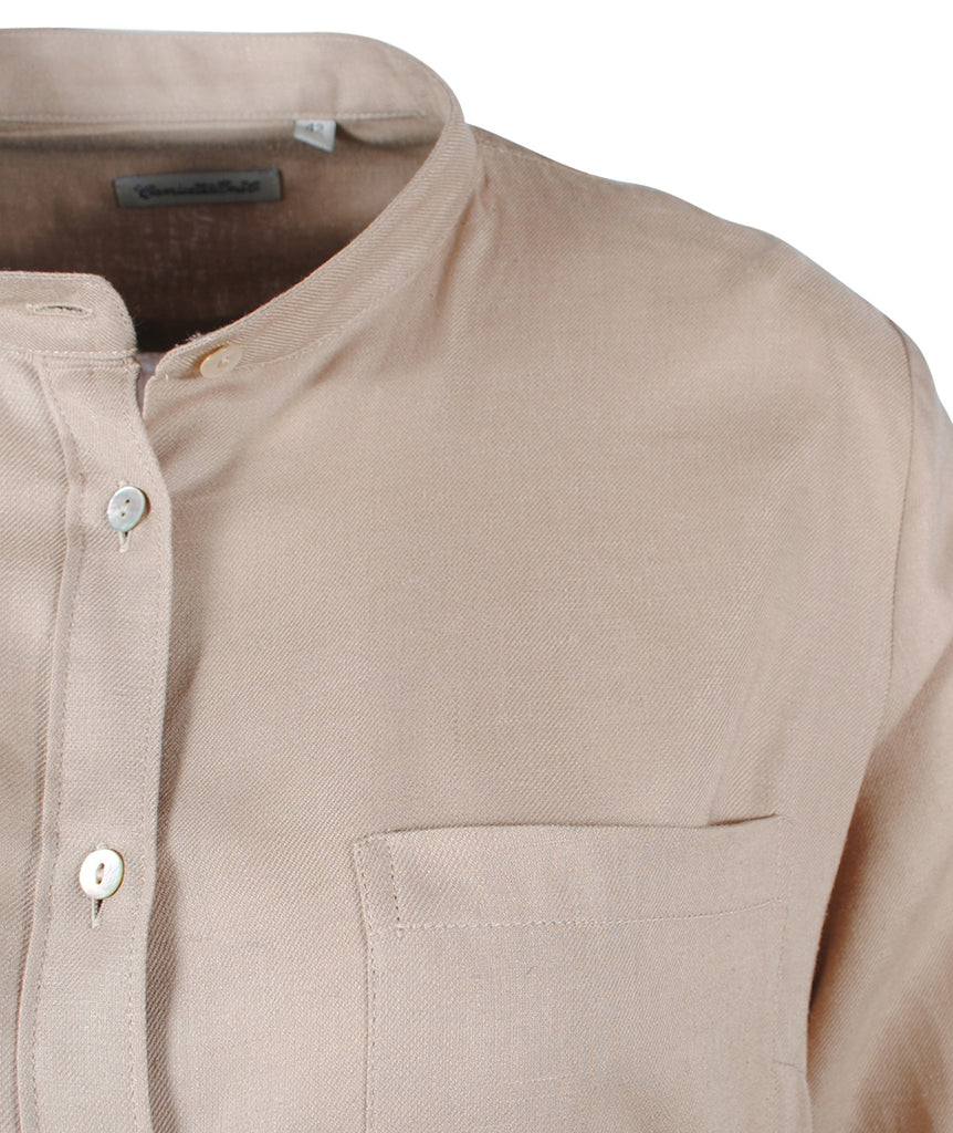 Kleid Feinleinen uni | sand