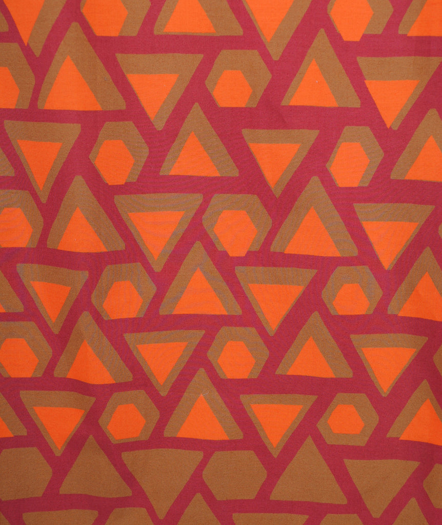 Kleid Grafikprint | orange