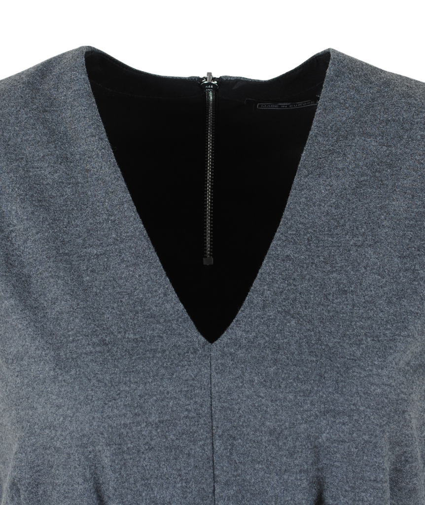 Kleid Halbarm | grau
