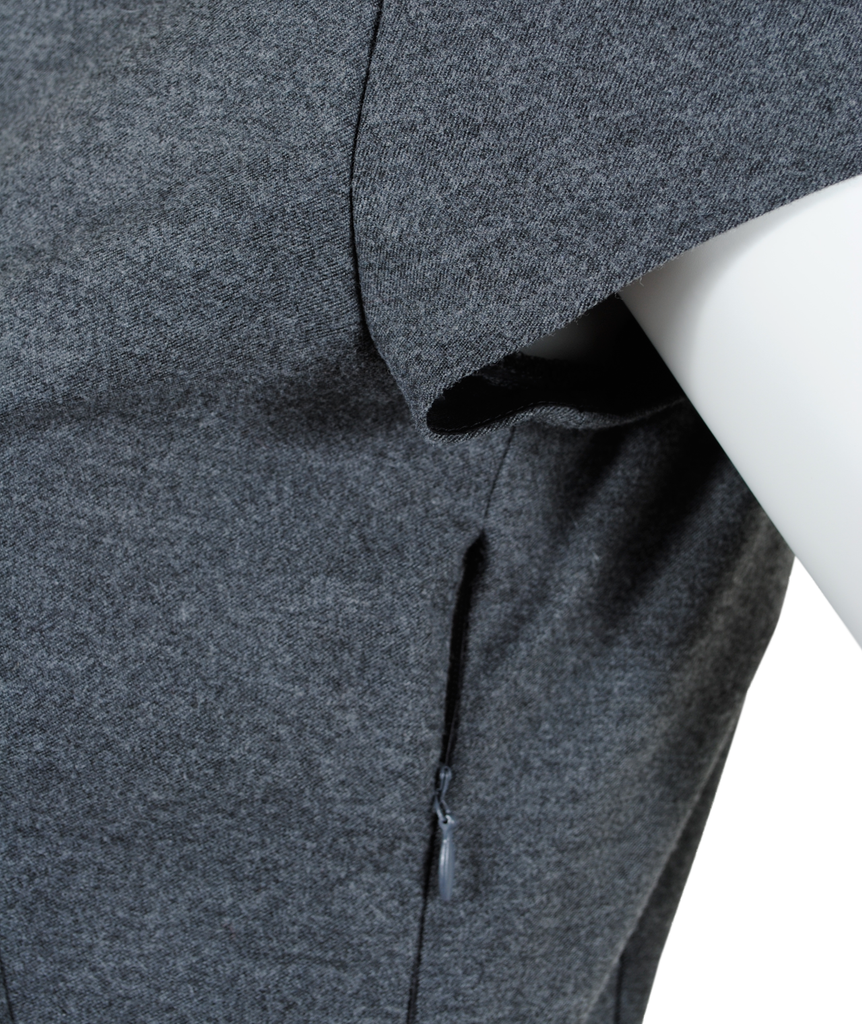 Kleid Halbarm | grau