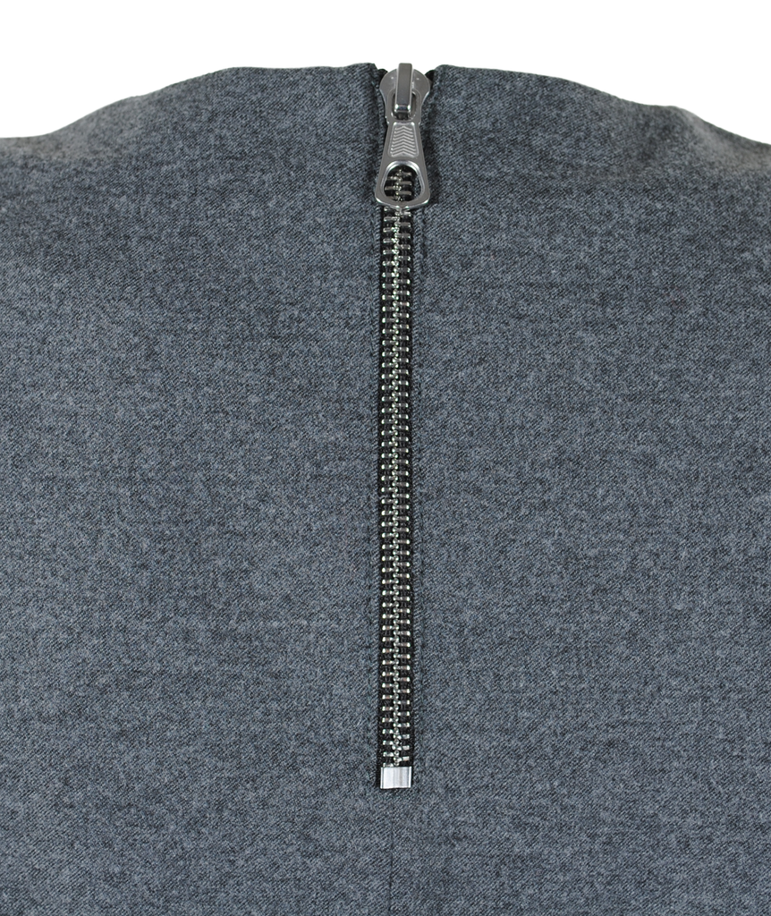 Kleid Halbarm | grau
