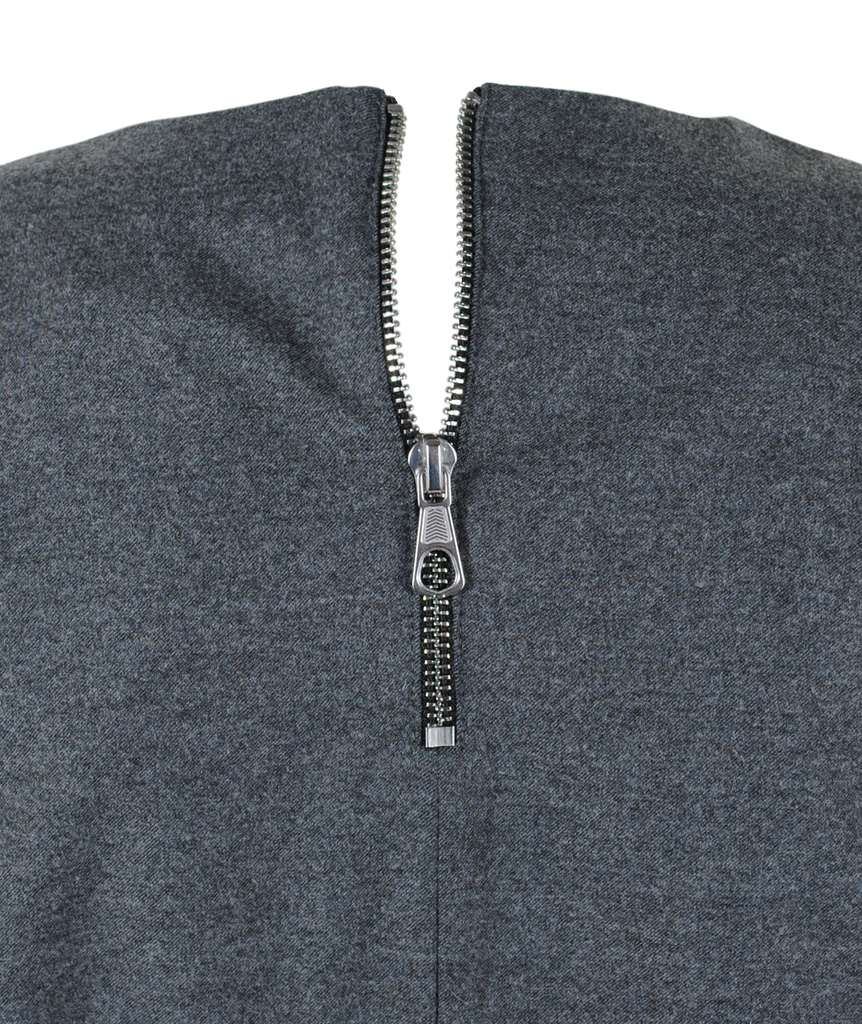 Kleid Halbarm | grau