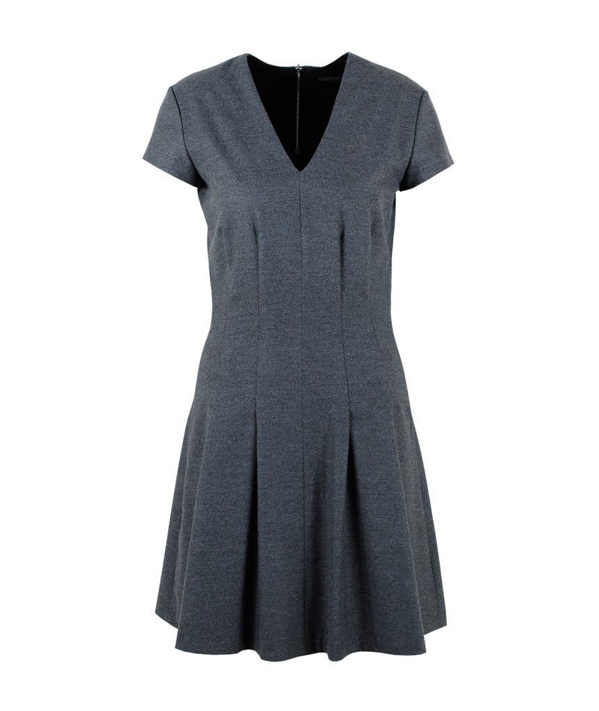Kleid Halbarm | grau