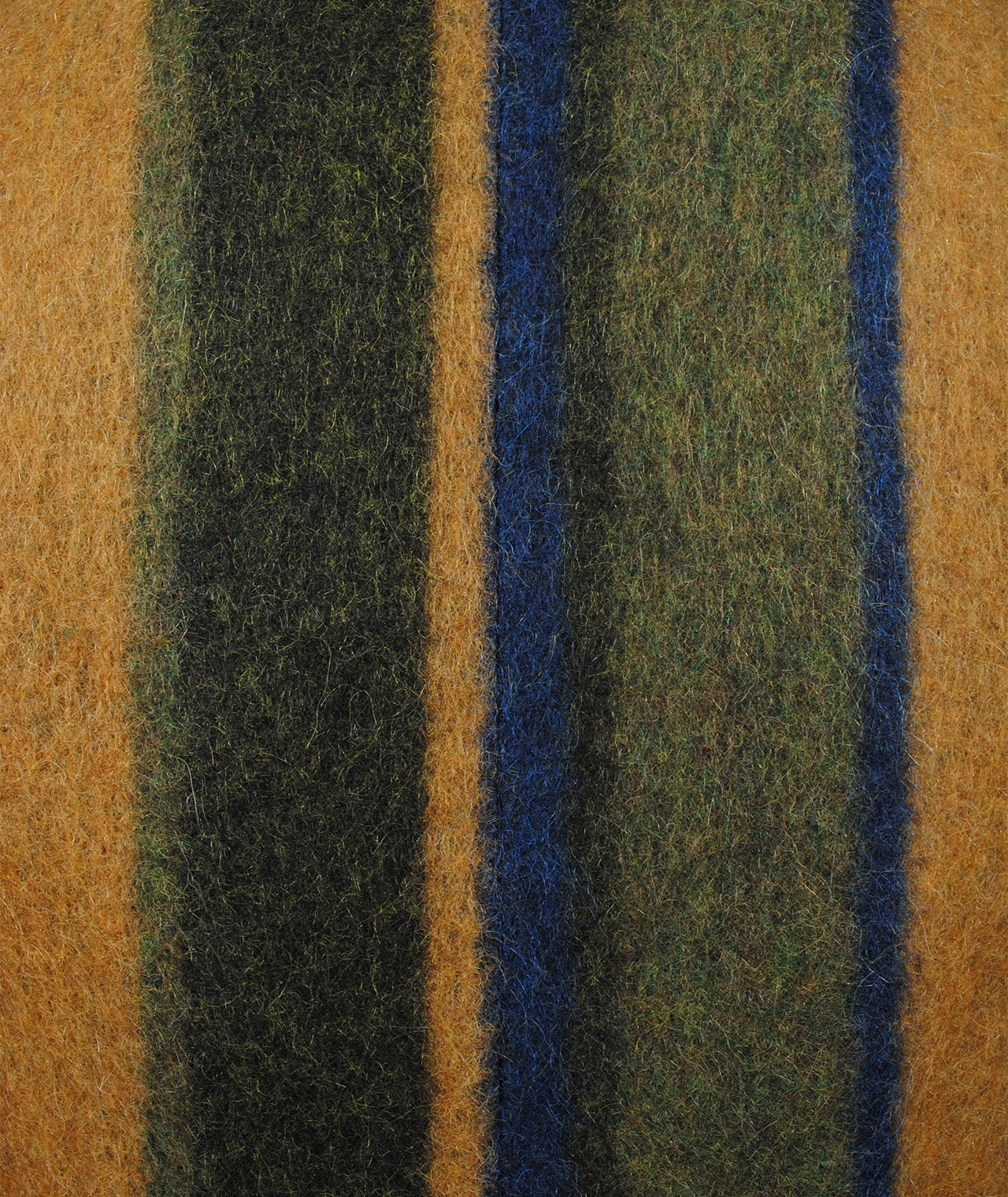 Kurzmantel Streifen | blau-grün