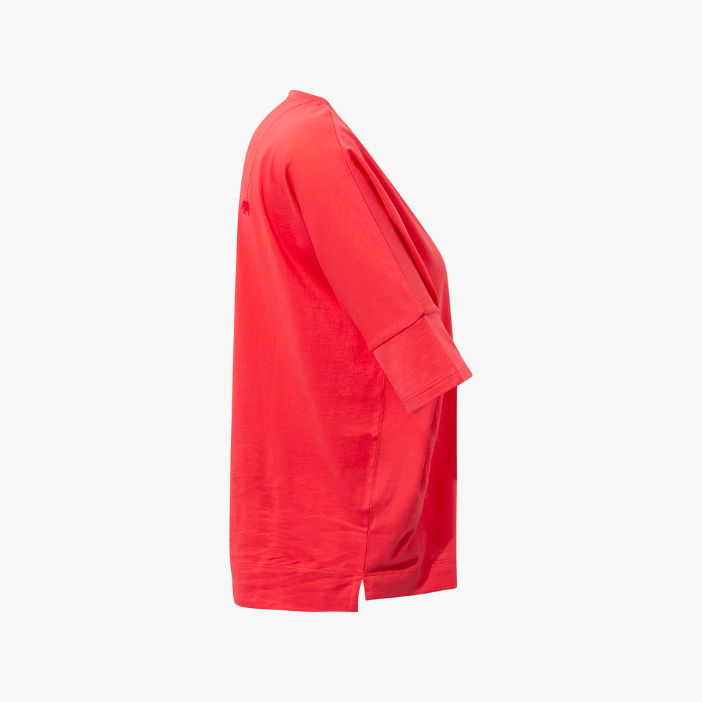 3/4 V-Boxyshirt | erdbeer