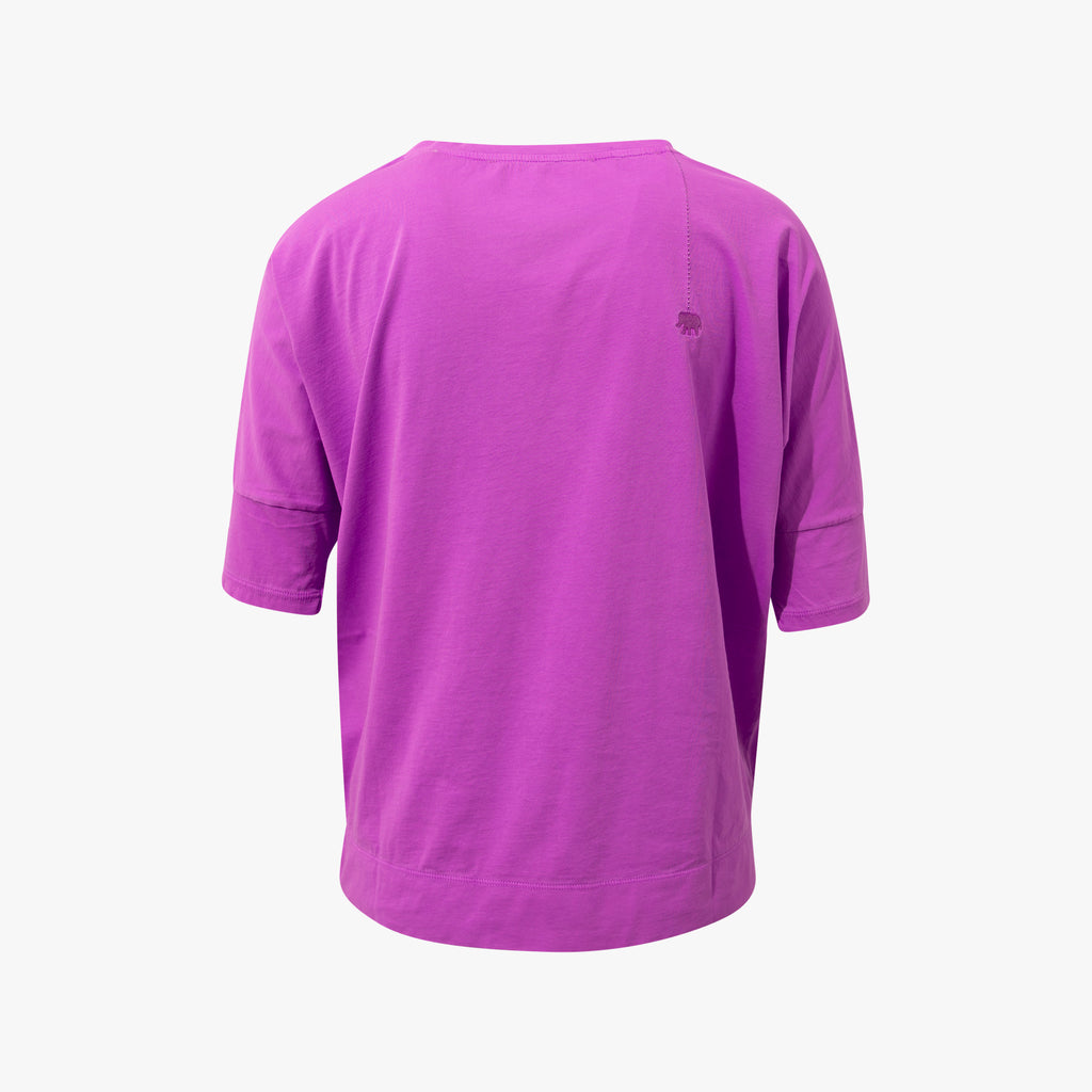 3/4 V-Boxyshirt | violett