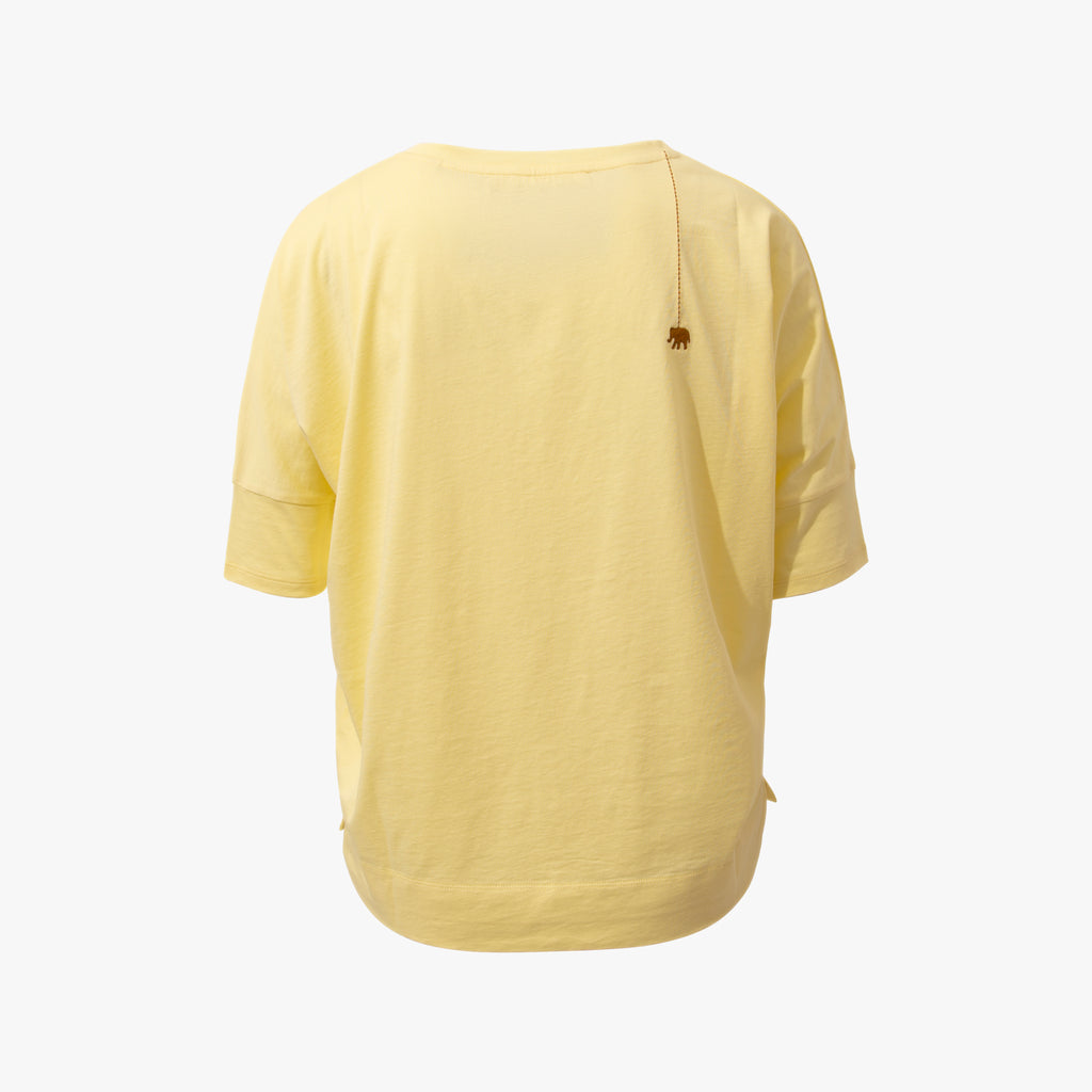 3/4 V-Boxyshirt | gelb